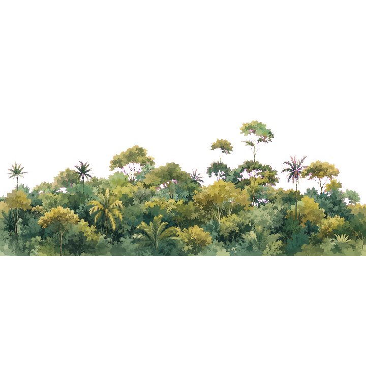 Background de floresta tropical
